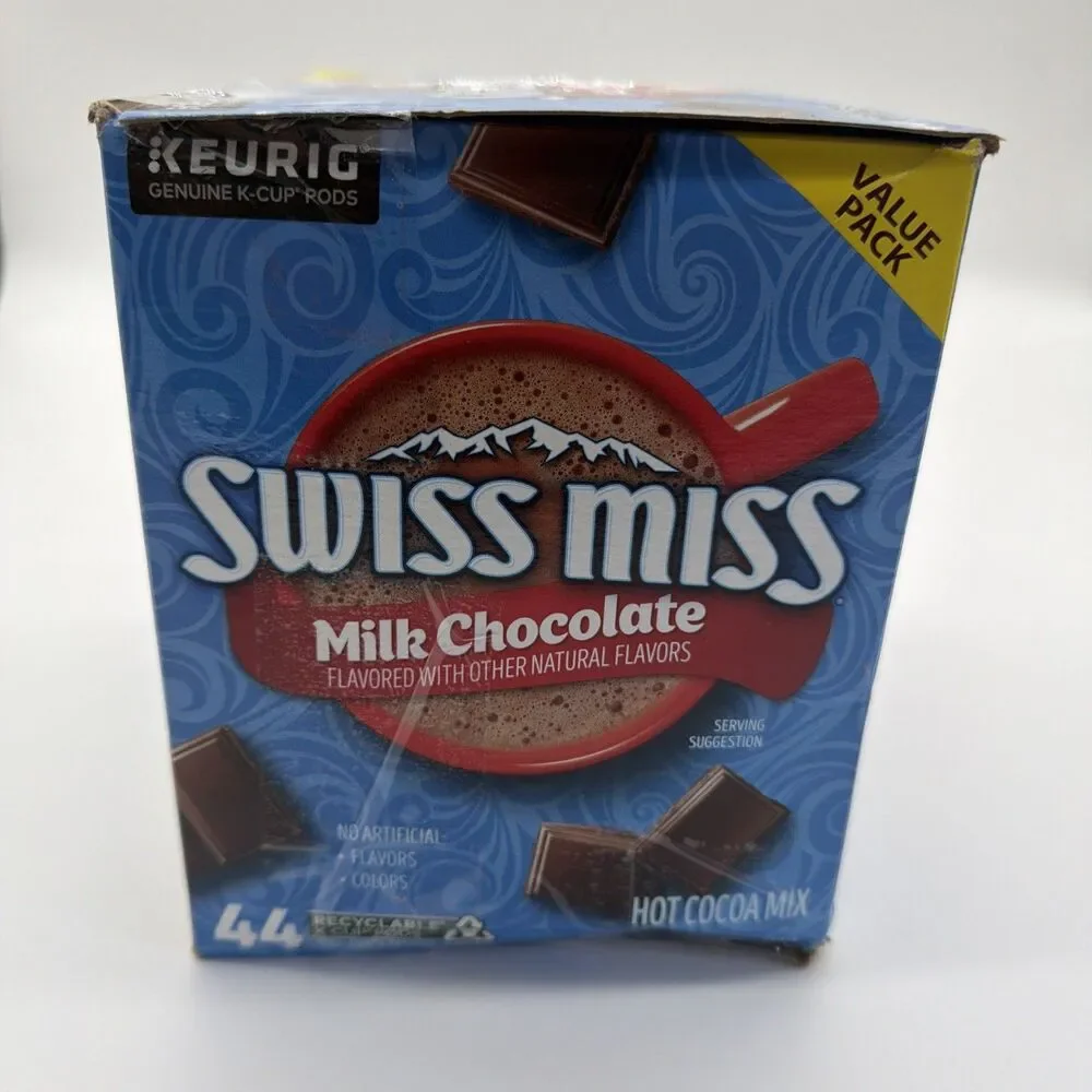 Swiss Miss Milk Chocolate Keurig K-Cup Pods - Hot Cocoa - 44ct  (Complete)